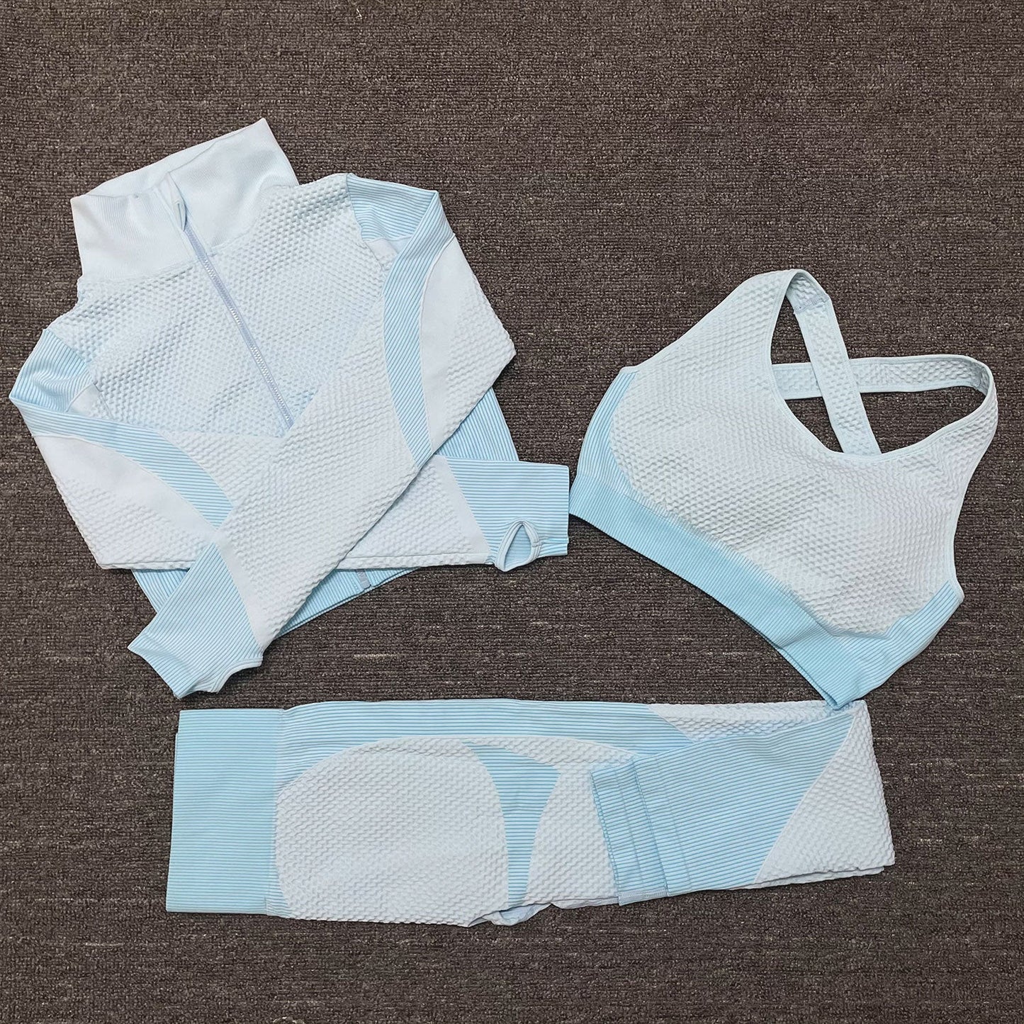 Charlotte – Drieledig Stretch-Fitnesspak voor Yoga