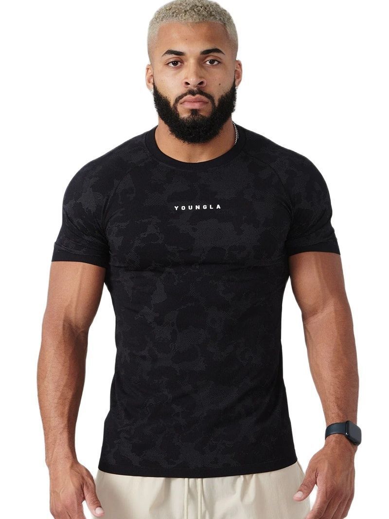 Ashley – Sportief Camouflage T-Shirt voor Mannen