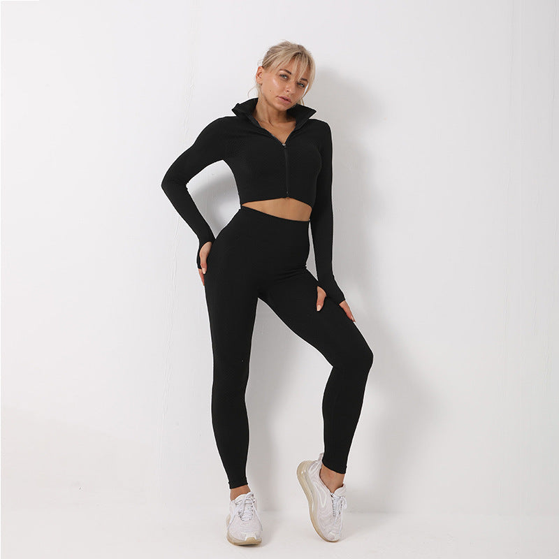 Hayley – 3-delig naadloos sportset voor dames