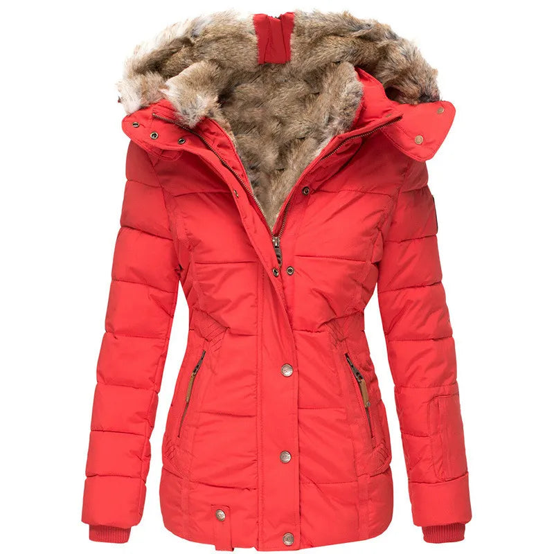 Jasmine – Winterjas met Bontvoering voor Dames
