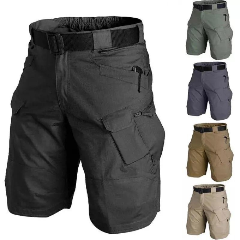 Callum – Heren-Shorts met Meerdere Zakken en Gratis Riem