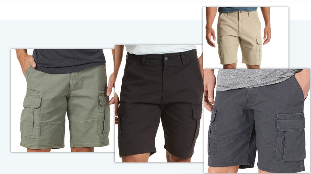 Allan – Herenshorts met meerdere zakken van polyester