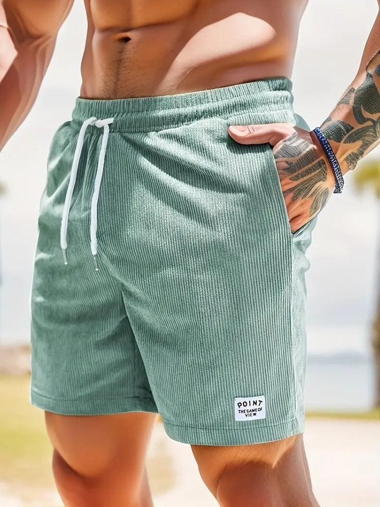 Angela – Luchtige Zomer Cordshorts met Veters voor Dames