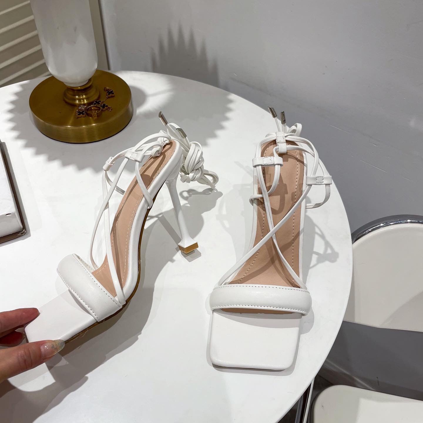 Linda – Stiletto Cutout Riemen Stilettohakken