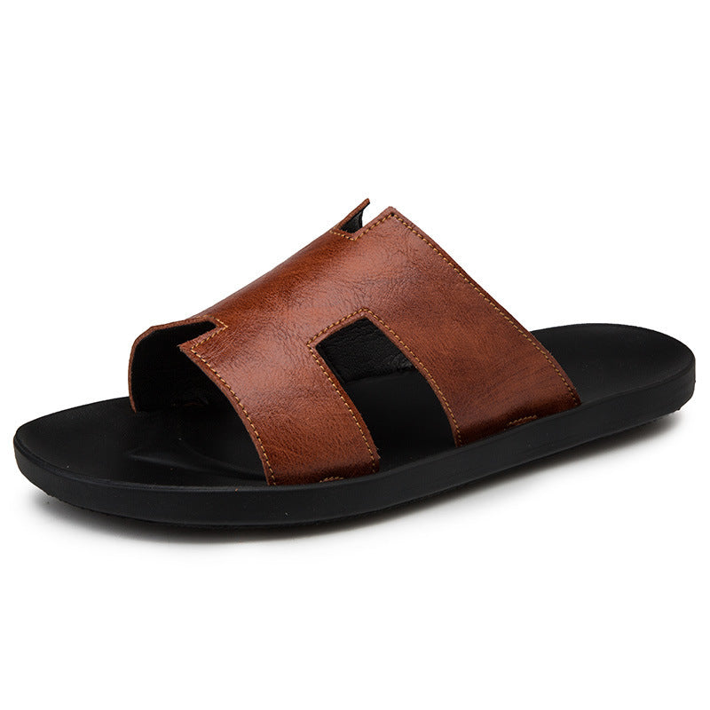 Victor – Flip-Flop-Sandalen aus veganem Leder für Herren