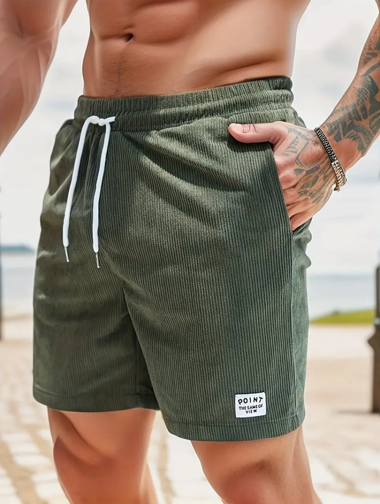 Angela – Luchtige Zomer Cordshorts met Veters voor Dames
