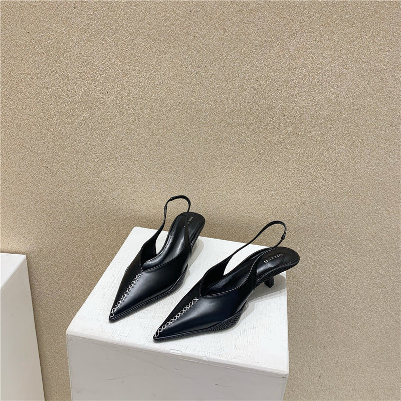 Joy – Middelhoge Dames-Baotou-Sandalen met Punt