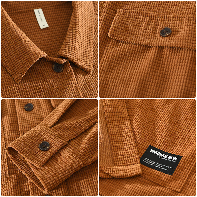 Robbie – Lang mouw Japans wafelshirt