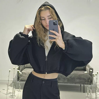 Jessica – Sportieve Dameshoodie in Y2K-stijl