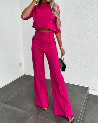 Patricia – Hoge Taille Wijde Broek