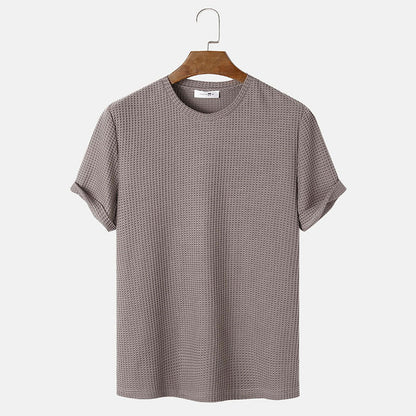Louis – Basic T-Shirts met ronde hals in effen kleuren voor heren