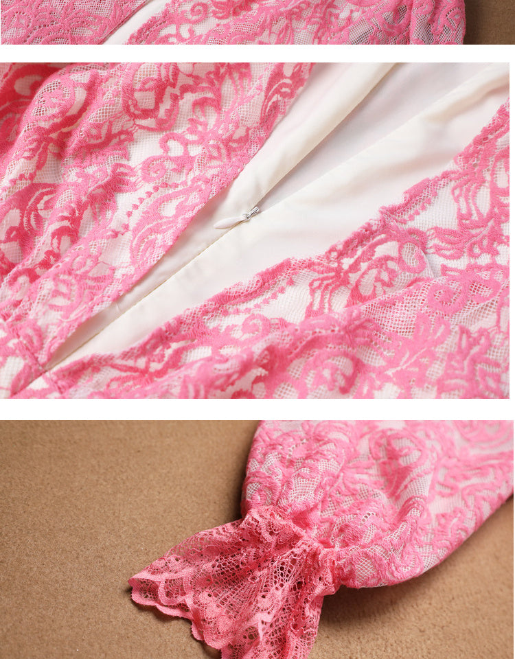 Tanya – Hoogwaardige Rok met Kant en Borduurwerk