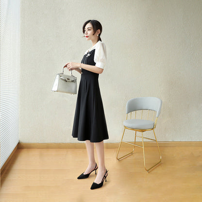 Louise – Damen High Heels aus Premium-Vegan-Veloursleder mit Schnalle