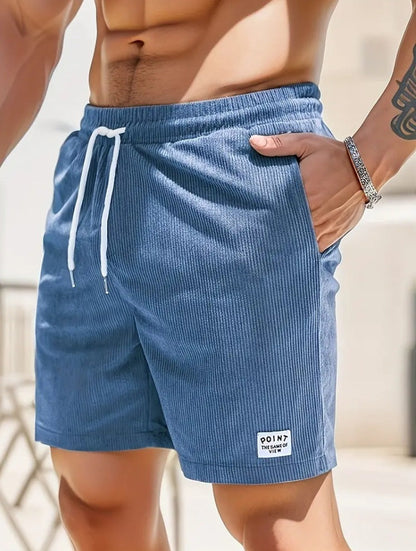 Angela – Luchtige Zomer Cordshorts met Veters voor Dames