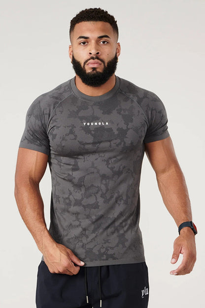 Ashley – Sportief Camouflage T-Shirt voor Mannen