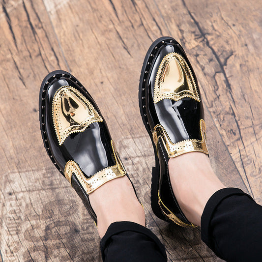 Albert – Elegante Herenhalbschoenen met Spitse Neus van Veganistisch Leer