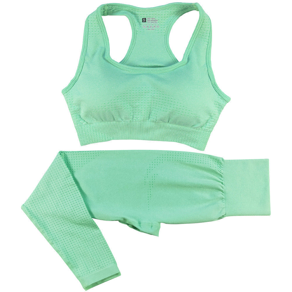 Amy – Naadloos Yoga-Set voor Vrouwen met Hoge Taille Leggings