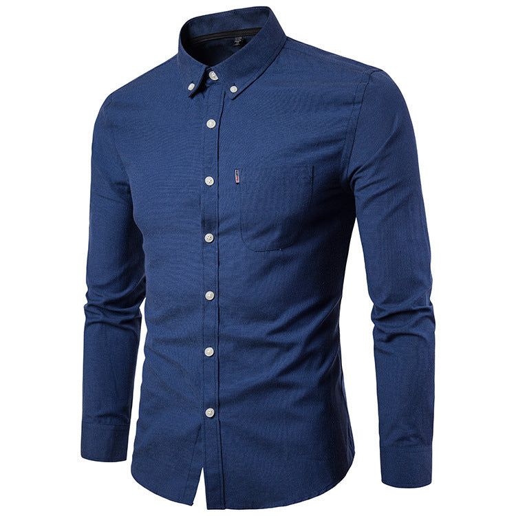 Adrian – Slim Fit Herenoverhemd met Lange Mouwen