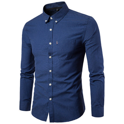 Adrian – Slim Fit Herenoverhemd met Lange Mouwen