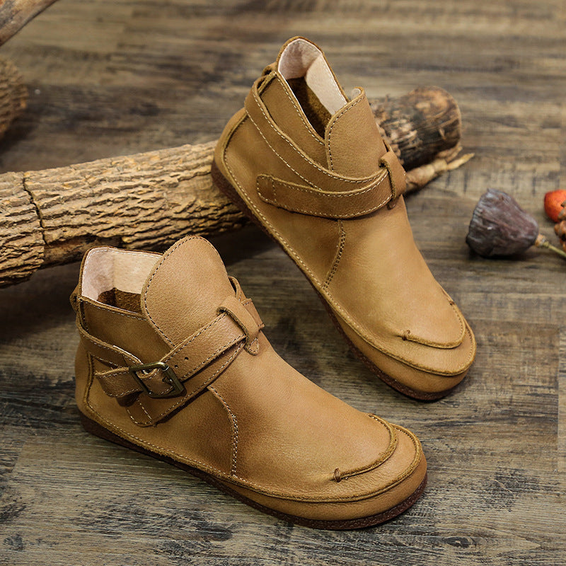 Susan – Retro Martin Laarzen van Vegan Leer