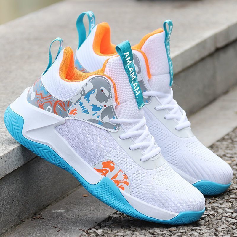 Charlie – Ademend Basketbalschoen voor Heren met Middelhoog Schacht en Antislip Zool