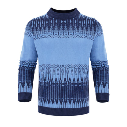 Marcus – Unieke Fair Isle Unisex Trui met Lange Mouwen