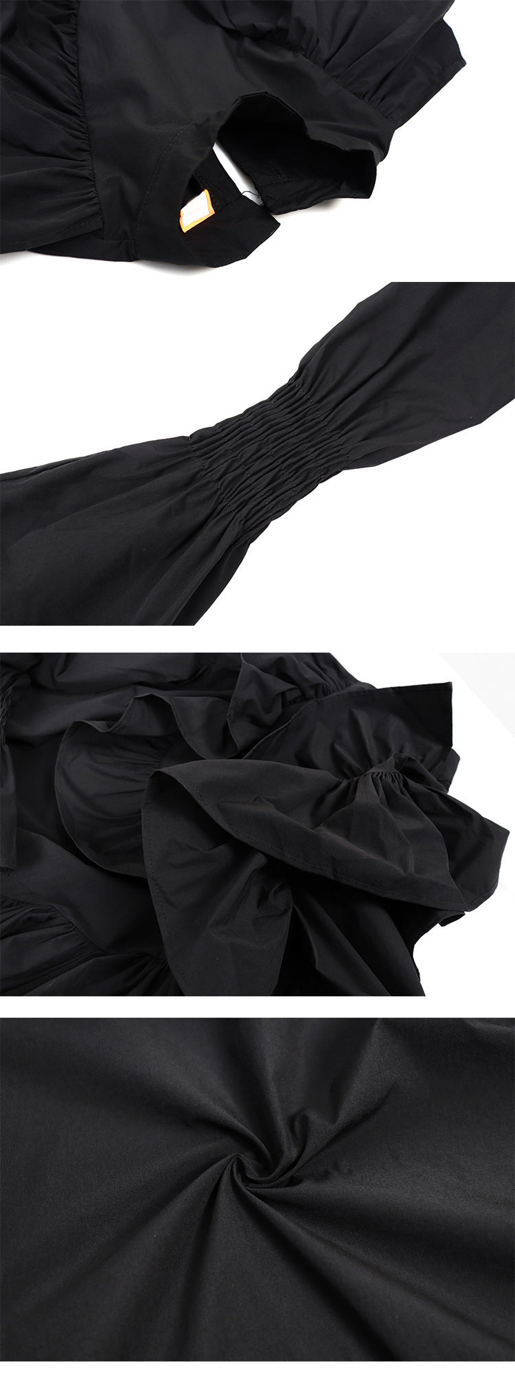 Helen – Dunne Jurk met Houten Oren