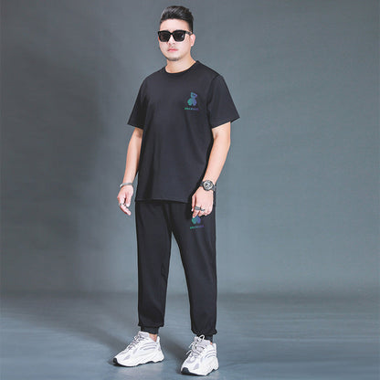 Joe – Oversized T-Shirt en Broek Twee-delig Casual Sportpak