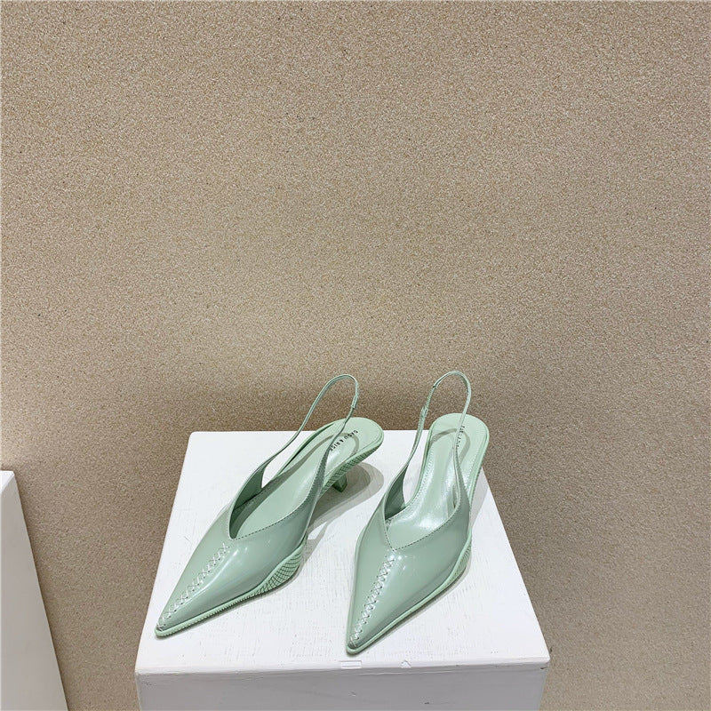 Joy – Middelhoge Dames-Baotou-Sandalen met Punt