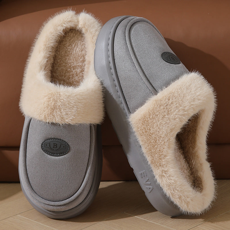 Percy – Warme Heren-Hausschoenen van Premium Vegan Suède