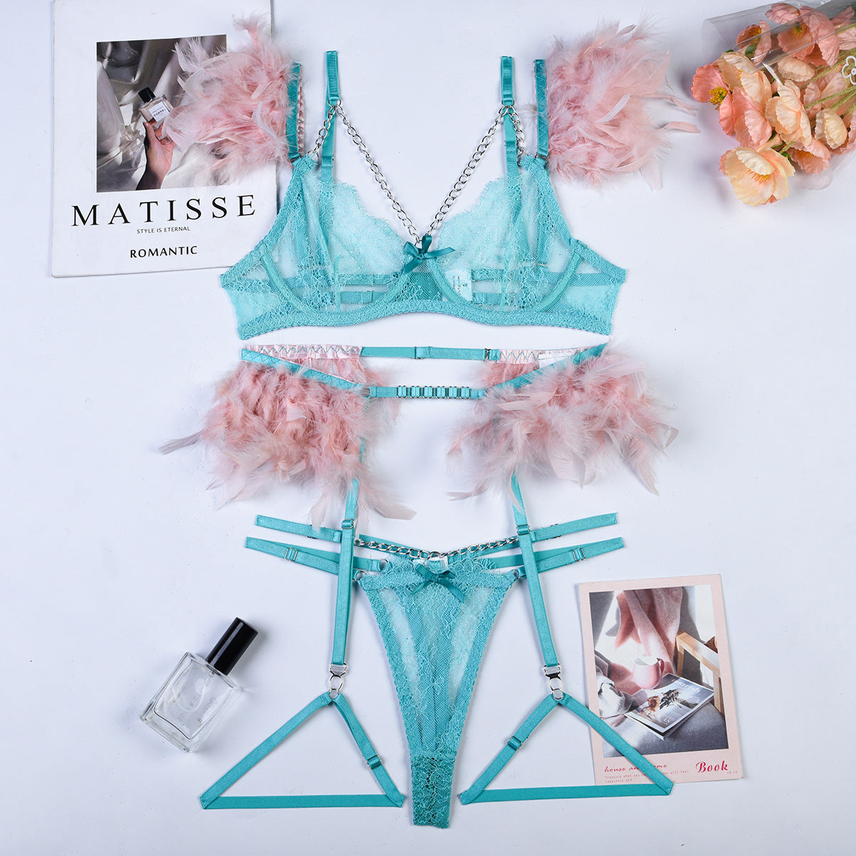 Sharon – Verleidelijk Kant Lingerieset voor Dames