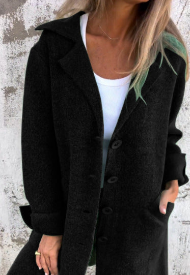 Victoria – Eenrijige Dames-Cardigan met Zakken