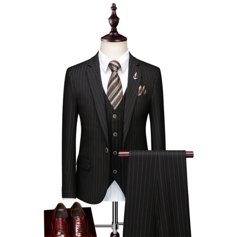 Joel – Gestreept Herenpak in Business-Casual Stijl