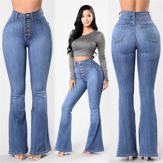 Katie – Hoge Taille Stretch-Jeans