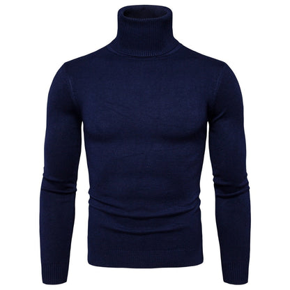 Ron – Thermo-Turtleneck Pullover voor Heren in Effen Designs