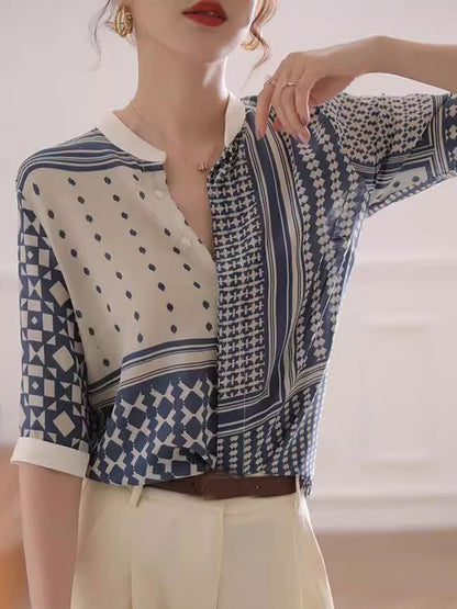 Imogen – Stijlvol Geruit Gestreept Dameshemd