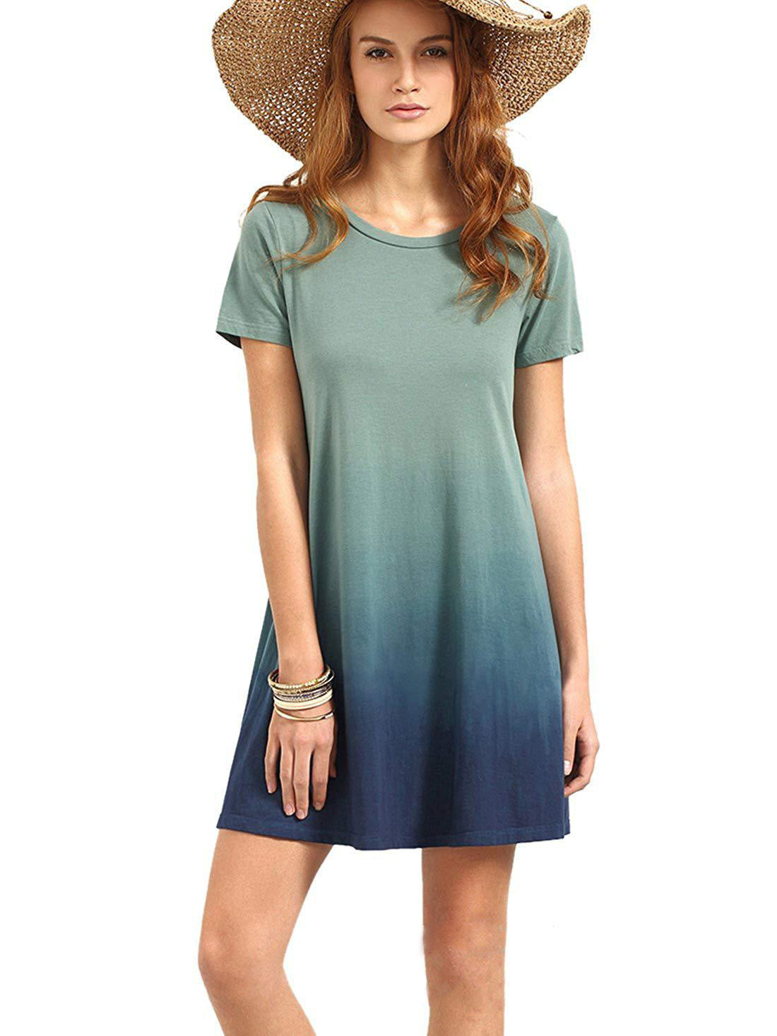 Hayley – Kort Tuniekjurk met Batikverloop