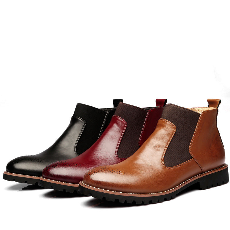 Adrian – Vegan Leren Martin Boots voor Heren