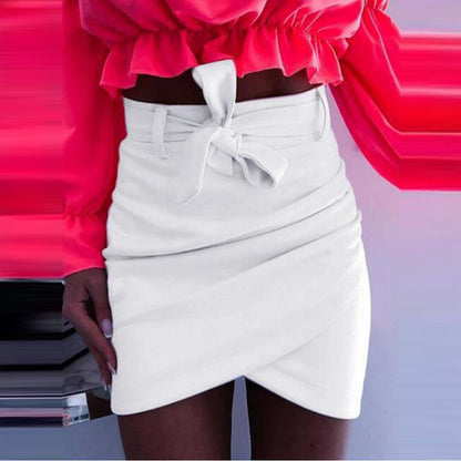 Holly – Sexy Damesrok met Riem en Smalle Snit