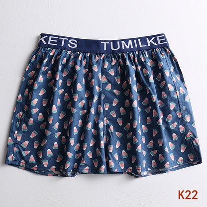 Allan – Bedrukte Herenboxershorts van Katoen
