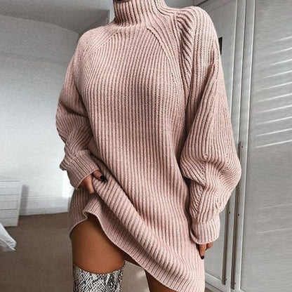 Lynda – Lange Coltrui Jurk Winter Warme Damestrui
