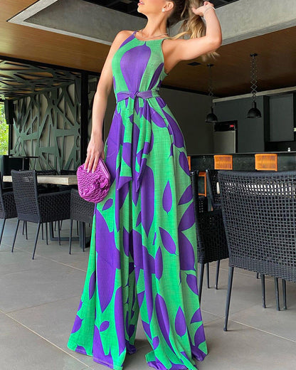 Nicola – Groene Jumpsuit met Kant