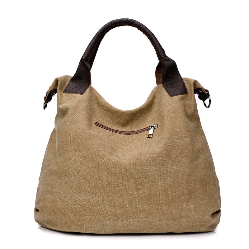 Miranda – Minimalistische Retro Schoudertas van Vintage Canvas