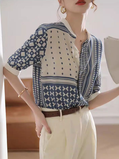 Imogen – Stijlvol Geruit Gestreept Dameshemd