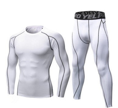 George – Heren Compressietrainingspak met Lange Mouwen en Leggings