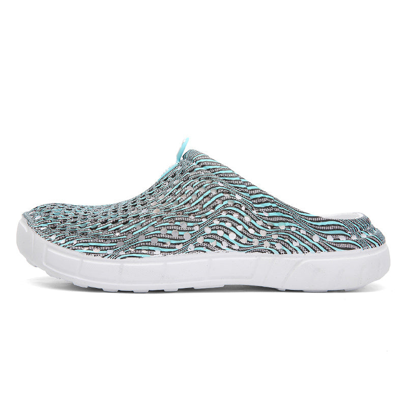 Fiona – Vegan Leren Damespantoletten met Uitsnijdingen