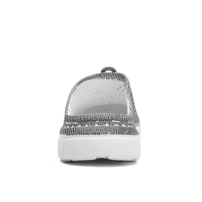 Fiona – Vegan Leren Damespantoletten met Uitsnijdingen