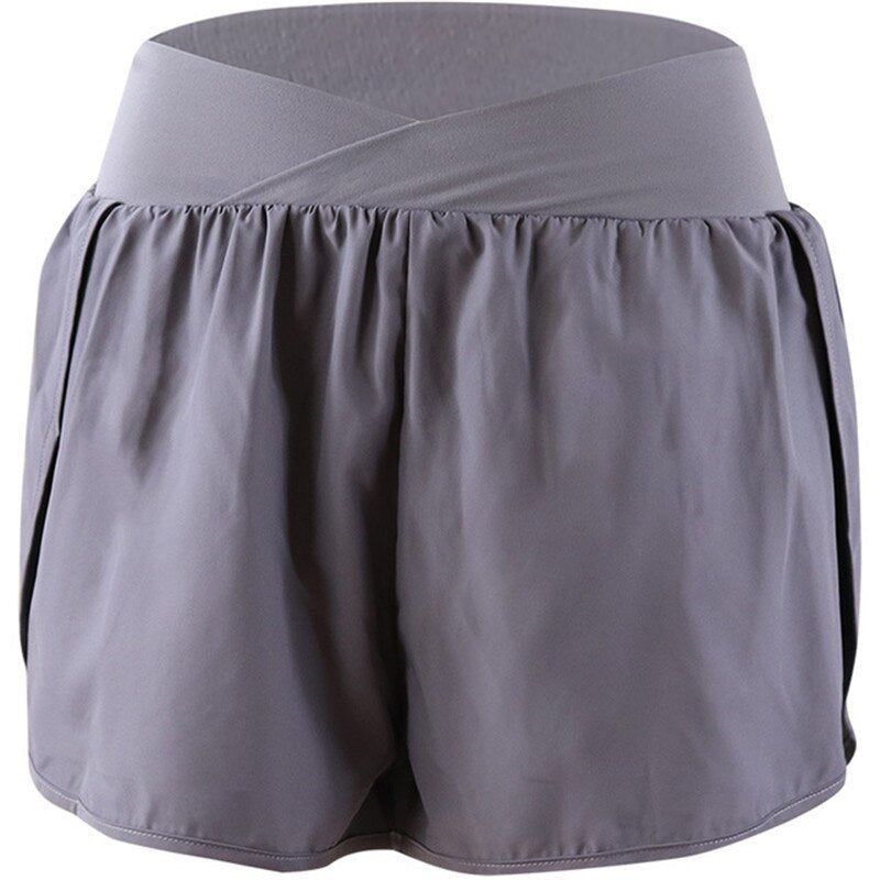 Vanessa – Luchtige Vegan Leren Gymshorts voor de Zomer