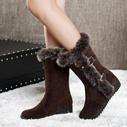 Louise – Comfortabele Dameslaarzen van Hoogwaardig Vegan Leer voor de Winter