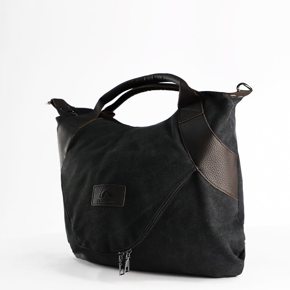 Miranda – Minimalistische Retro Schoudertas van Vintage Canvas